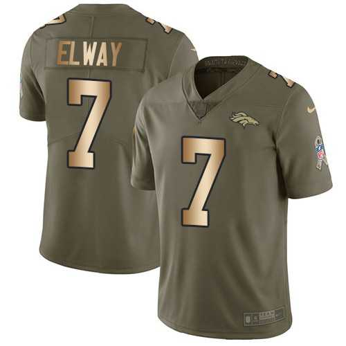 Nike Broncos 7 John Elway Olive Gold Salute To Service Limited Jersey Dzhi,We sell and wholesale Nike Broncos 7 John Elway Olive Gold Salute To Service Limited Jersey Dzhi on line form chian!
